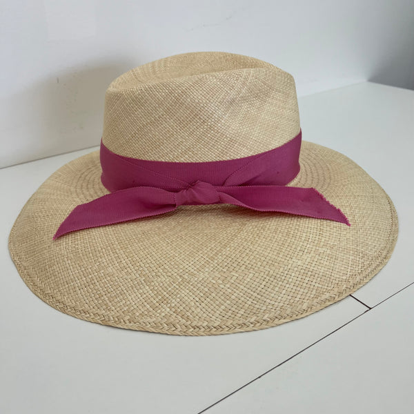 Boat Hat - Pink Ribbon