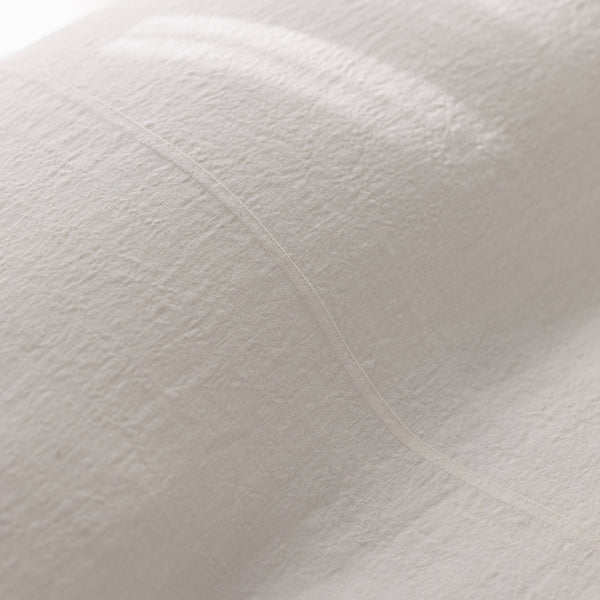 Luca Linen Bed Cover - Off White: 270x270cm