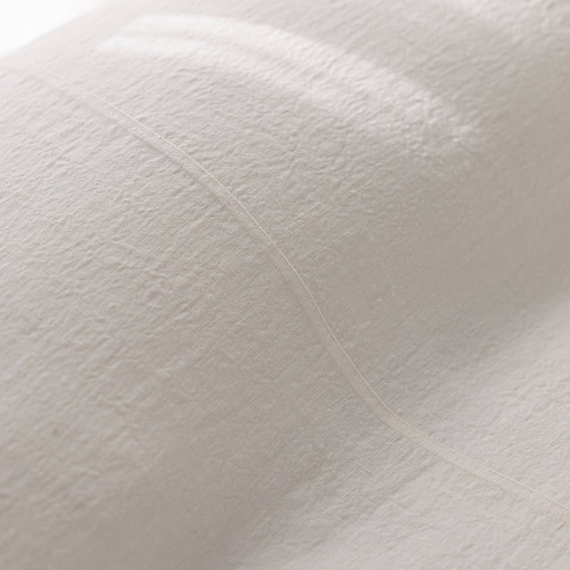 Luca Linen Bed Cover - Off White: 270x270cm