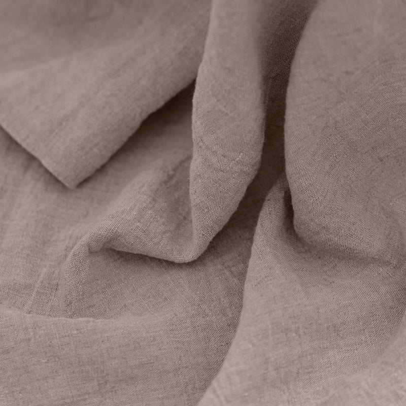 Luca Linen Bed Cover - Natural: 270x270cm