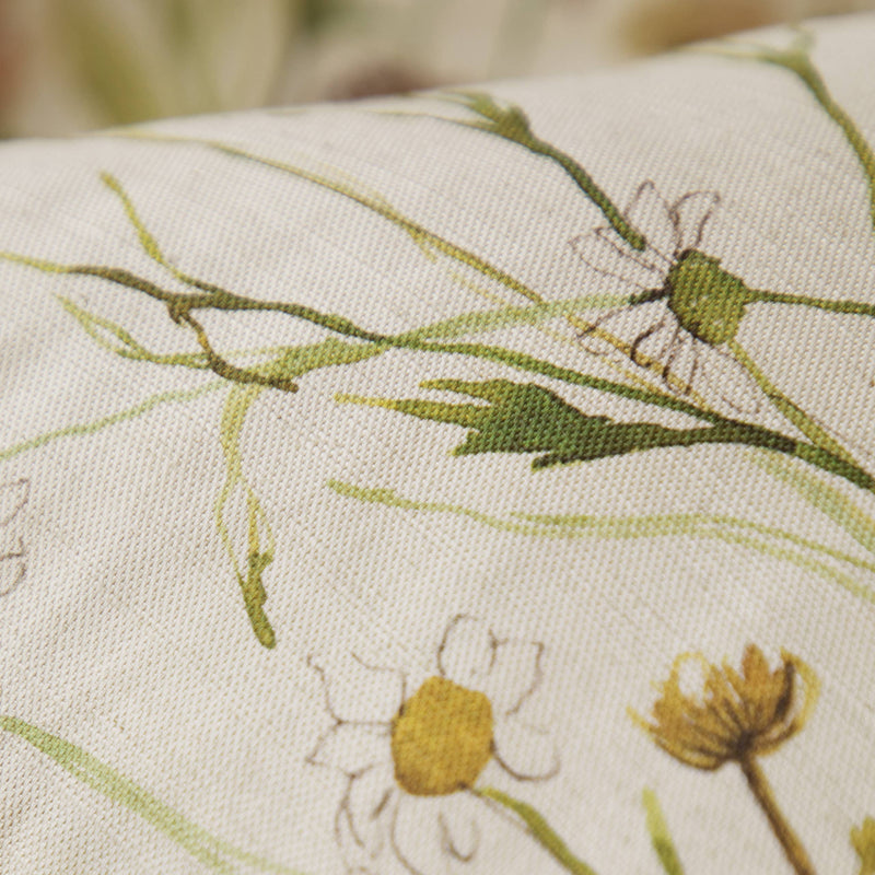 Ellaphie Natural Linen Cushion / Hand Painted Watercolour Printed Cushion / 40 x 60cm