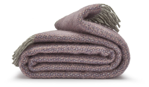Illusion Pure New Wool Blanket : Lavender