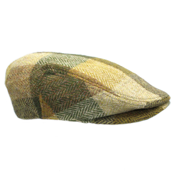 Kelty Harris Tweed Ladies Flat Cap : Spring Patchwork / L/XL