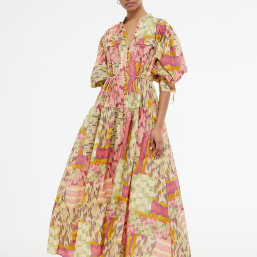 Kinney - Audrey Dress Painterly Patchwork