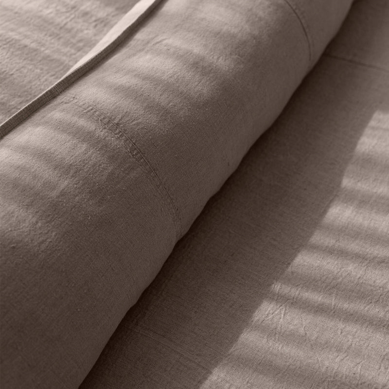 Luca Linen Bed Cover - Natural: 270x270cm