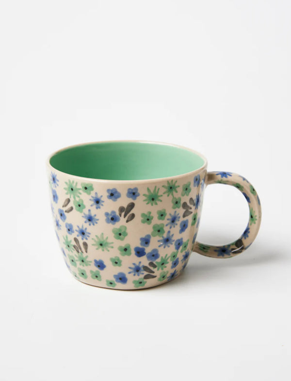 Ditsy Mint Cup