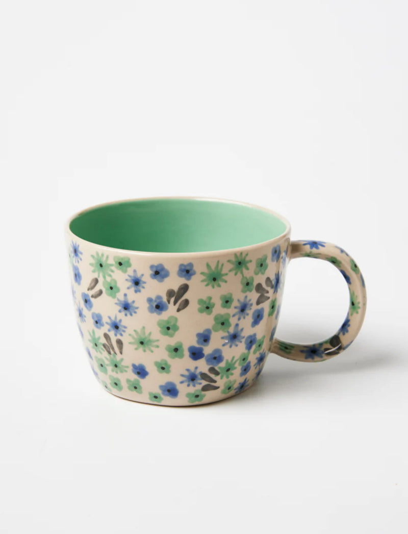 Ditsy Mint Cup