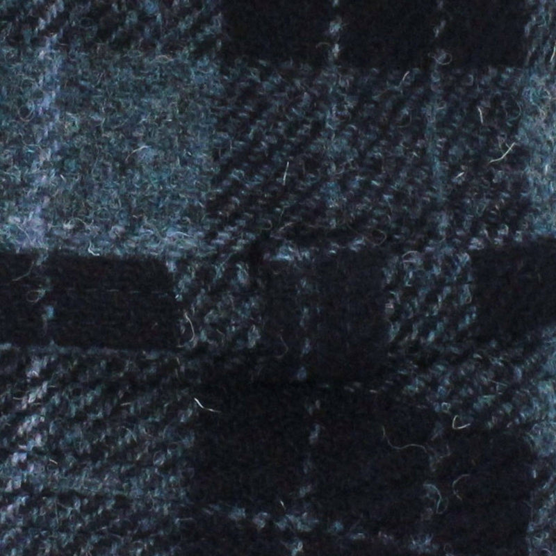 Ashkirk Harris Tweed Ladies Bucket Hat : Black Grey Check / M/L