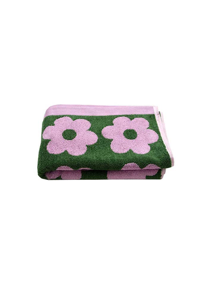 Flowerbed Hand Towel