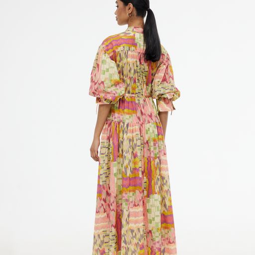 Kinney - Audrey Dress Painterly Patchwork