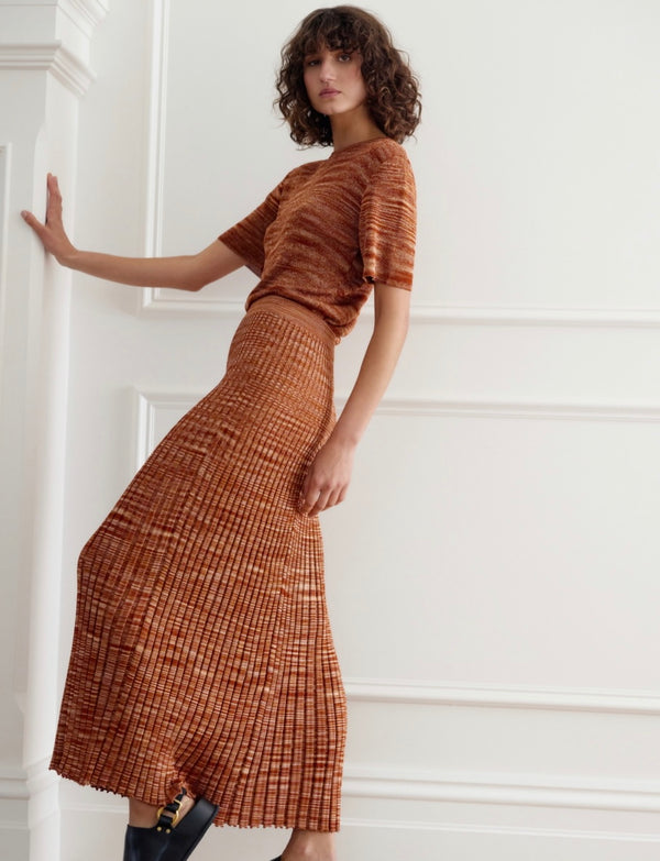 KINNEY - Paris Skirt Terracotta