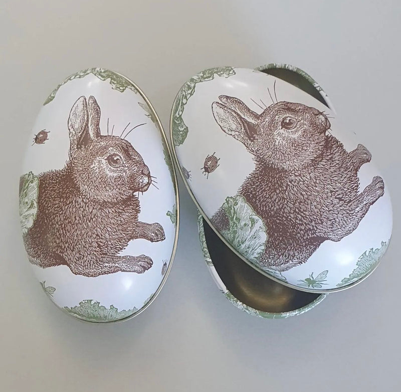 Rabbit and Cabbage Egg Tin [Set of 2]